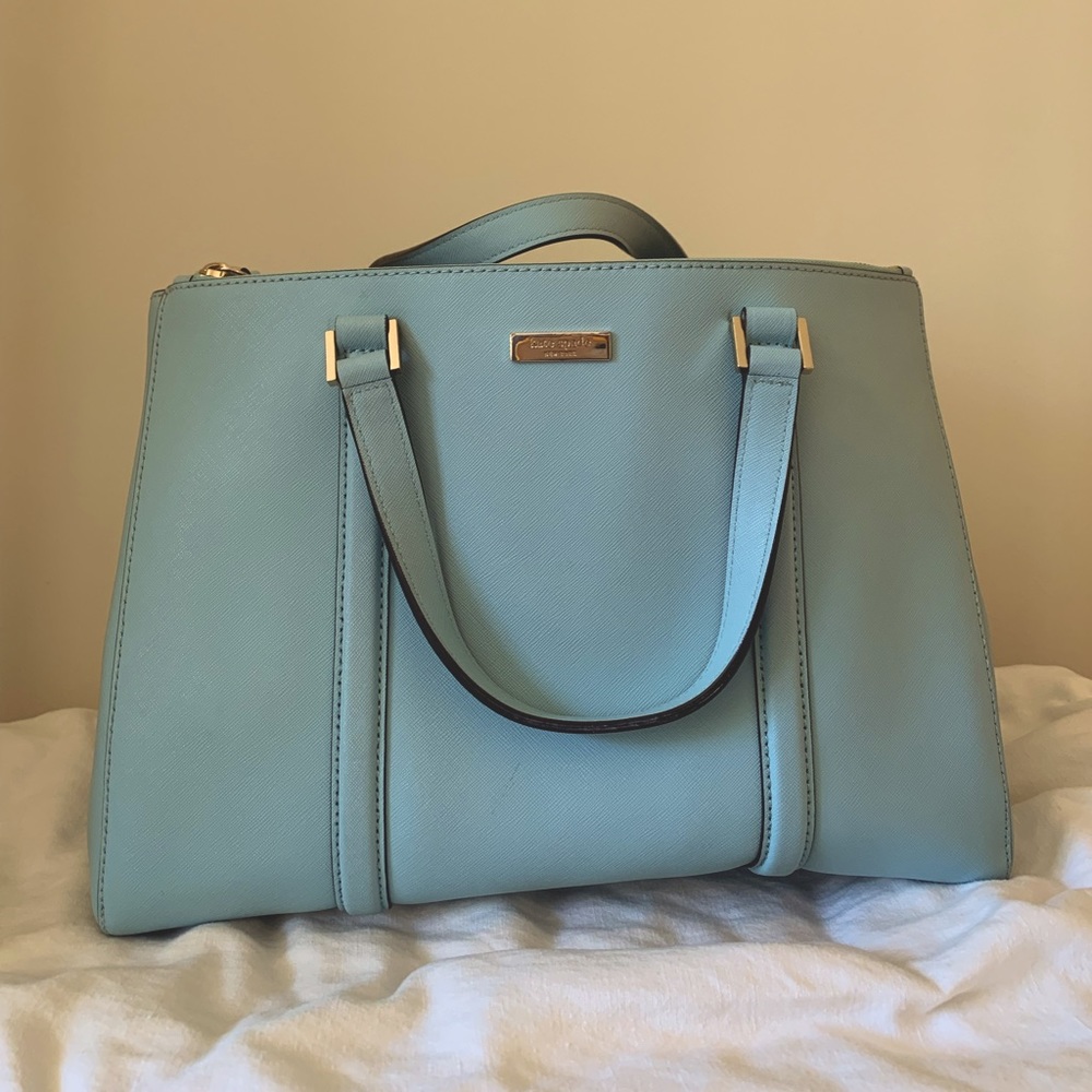 Kate Spade work tote - baby blue